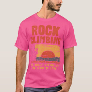Rock Climbing Adult Version Floor Lava Boulder T-Shirt