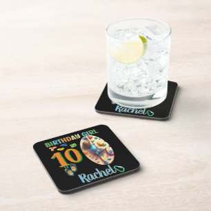 Rock Climbing Birthday Girl Adventure Ready Coaster
