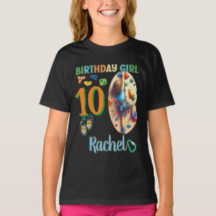 Rock Climbing Birthday Girl Adventure Ready T-Shirt