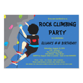 Climbing Party Invitations 7