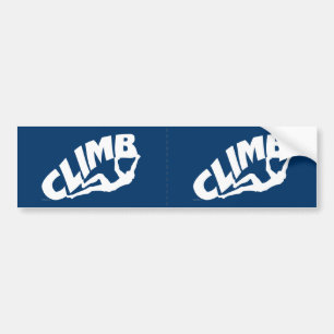 Rock Climbing Bouldering Bumper Sticker