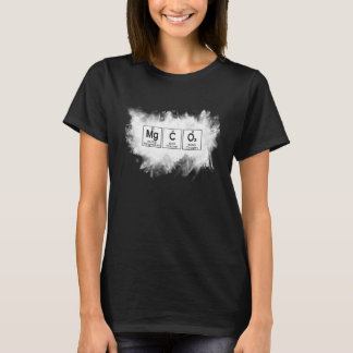 Rock Climbing & Bouldering Chalk Chemistry Symbols T-Shirt