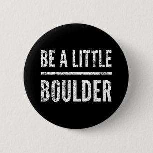 Rock Climbing Bouldering Distressed Hiking Gift Ki 6 Cm Round Badge