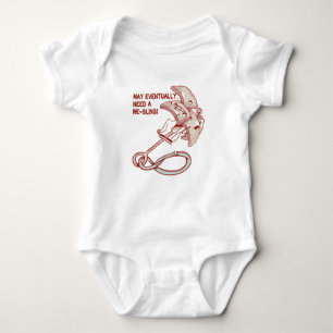 Rock climbing cam re-sling baby bodysuit