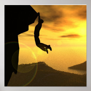 Rock Climbing Canvas Print