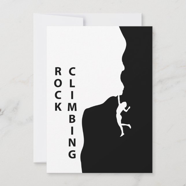 Rock climbing card (Front)