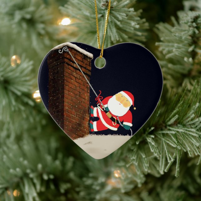 Rock Climbing Christmas Collectible Ceramic Tree Decoration (Tree)