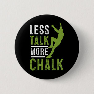 Rock Climbing Climber Gift 6 Cm Round Badge