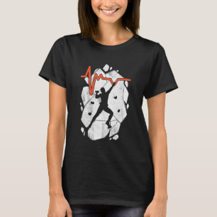 Rock Climbing Climber Mountains Bouldering T-Shirt