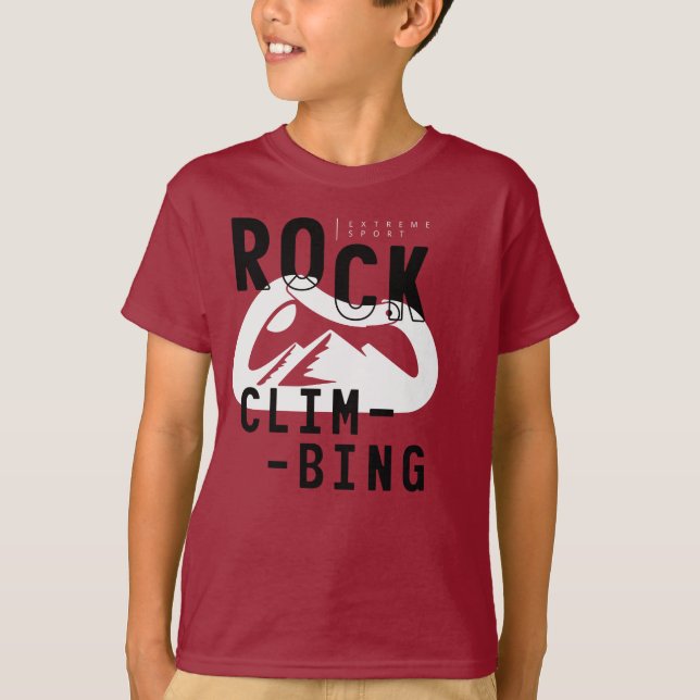 Rock Climbing Climber   T-Shirt (Front)