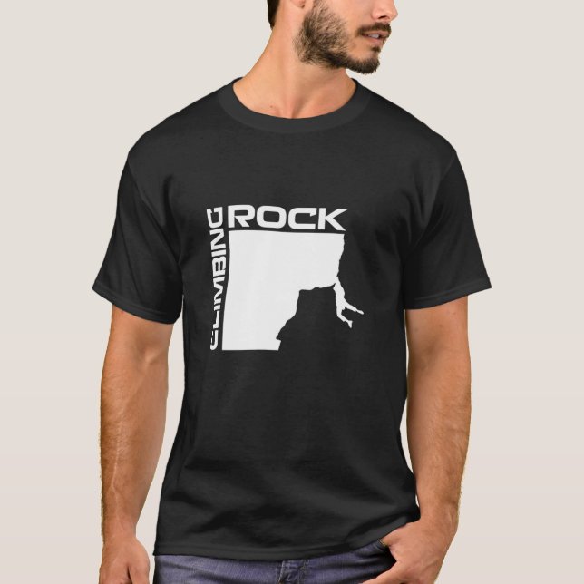 Rock Climbing  Climbing T-Shirt (Front)