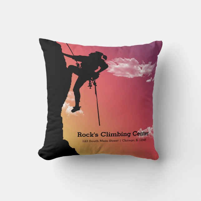 Rock Climbing Cushion (Front)
