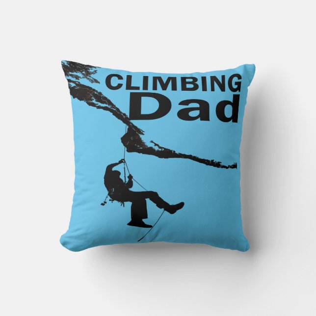 Rock climbing dad cushion (Front)