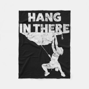 Rock Climbing For Men Women And Kids Fleece Blanket