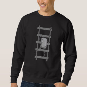 Rock Climbing For Men Women Climber Ladder Boulder Sweatshirt