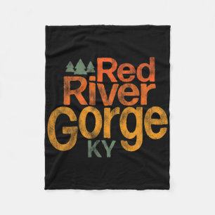 Rock Climbing For Red River Gorge Climbers And Hik Fleece Blanket