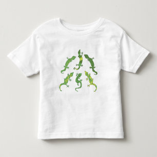 Rock Climbing Geckos. Toddler T-shirt