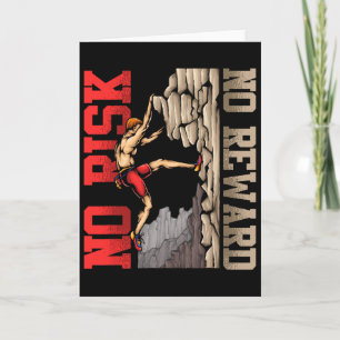 Rock Climbing Gift Idea Bouldering Climber Card