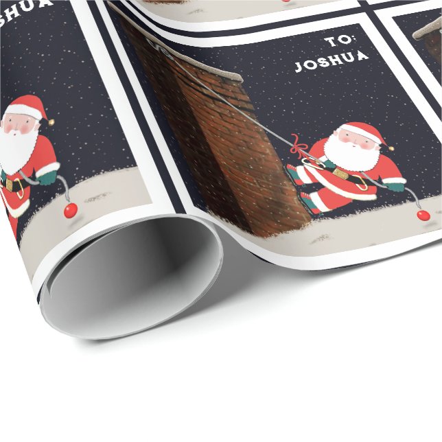 Rock Climbing Gift Wrapping Paper (Roll Corner)