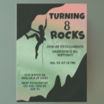 Rock Climbing Gym Adventure Birthday Invitation<br><div class="desc">These rock climbing theme birthday invites are perfect for adventurous parties! Celebrate their birthday at the climbing gym or outdoors on the mountains!</div>