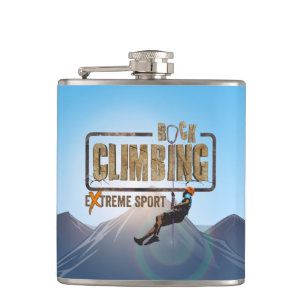 Rock Climbing   Hip Flask