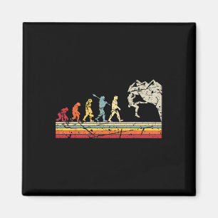 Rock Climbing Human Evolution Vintage Climber _2  Magnet