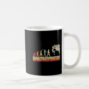 Rock Climbing Human Evolution Vintage Climber Coffee Mug