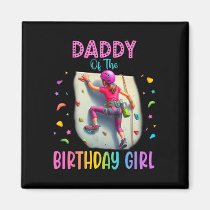Rock Climbing Indoor Game Birthday Party Girl Matc Magnet
