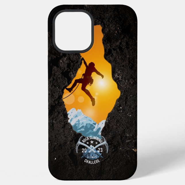 Rock Climbing | iPhone Case (Back)
