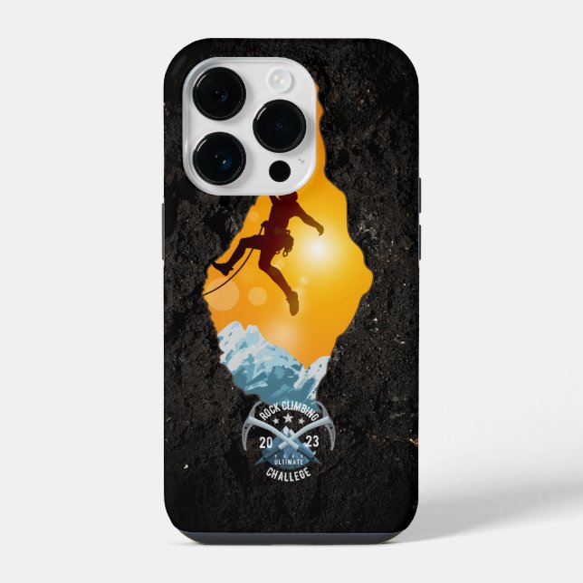 Rock Climbing | iPhone Case (Back)