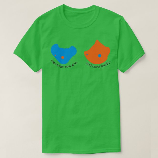 Rock Climbing Jugs T-Shirt (Design Front)