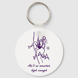 Rock Climbing Key Ring