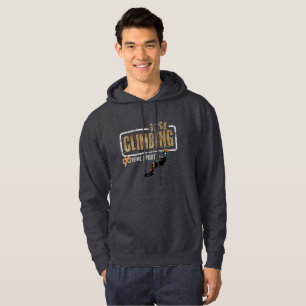 Rock Climbing   Men Hoodie