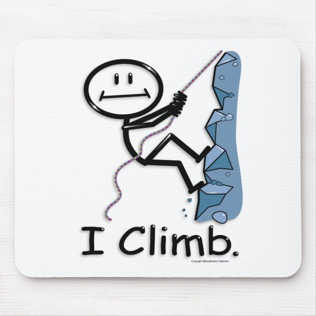 Rock Climbing Mouse Mat (Front)