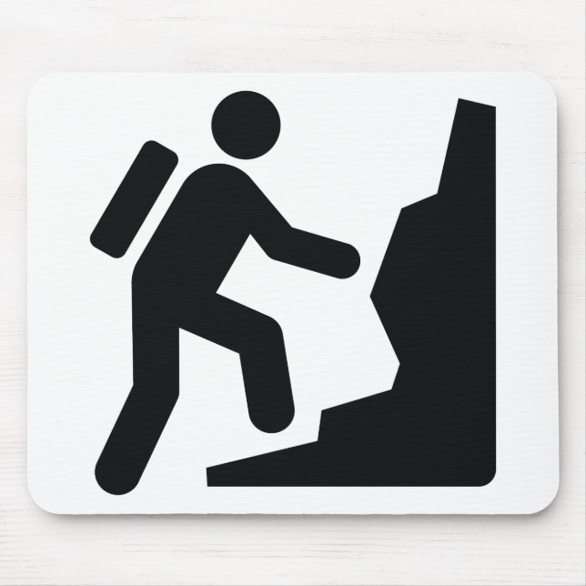 Rock Climbing Mouse Mat (Front)