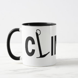 Rock climbing mug