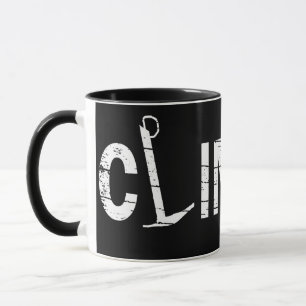 Rock climbing mug