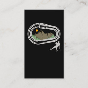 Rock Climbing Nature Mountain Climber Business Card