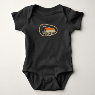 Rock Climbing Outdoor Carabiner Mountain Climber Baby Bodysuit