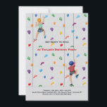 Rock Climbing Party 2 Invitation<br><div class="desc">Invite friends to rock with you with this trendy indoor rock climbing invitation. (Vector created by brgfx - www.freepik.com). The card is easy to customise with your wording, font and font colour. Not exactly what you're looking for? All our products can be custom designed to meet your needs at no...</div>