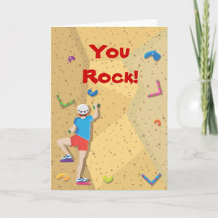 Rock Climbing Party Thank You Notes