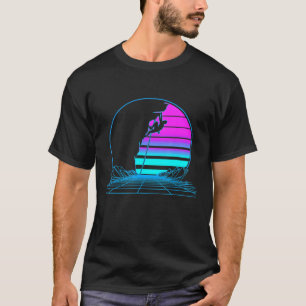Rock Climbing Pastel Goth Vaporwave T-Shirt