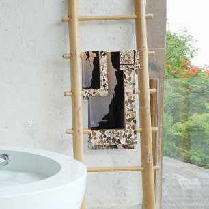 Rock Climbing Pebble Bath Towel Set