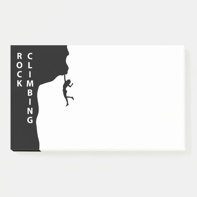 Rock climbing post-it notes (Front)