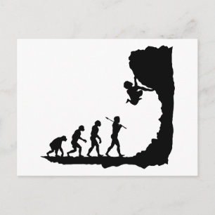 Rock Climbing Postcard