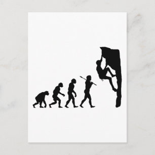 Rock Climbing Postcard