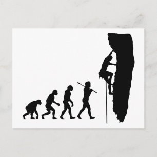 Rock Climbing Postcard