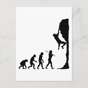 Rock Climbing Postcard