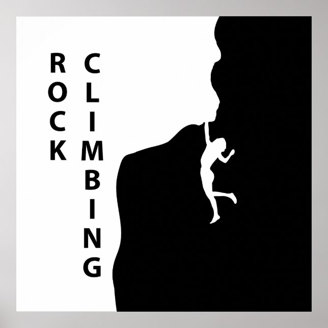 Rock climbing poster (Front)