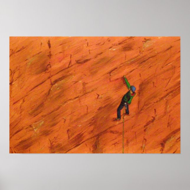 Rock climbing poster (Front)